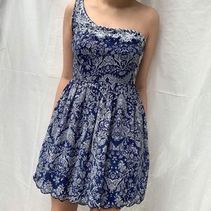 Stradivarius Flora One Shoulder Summer Dress